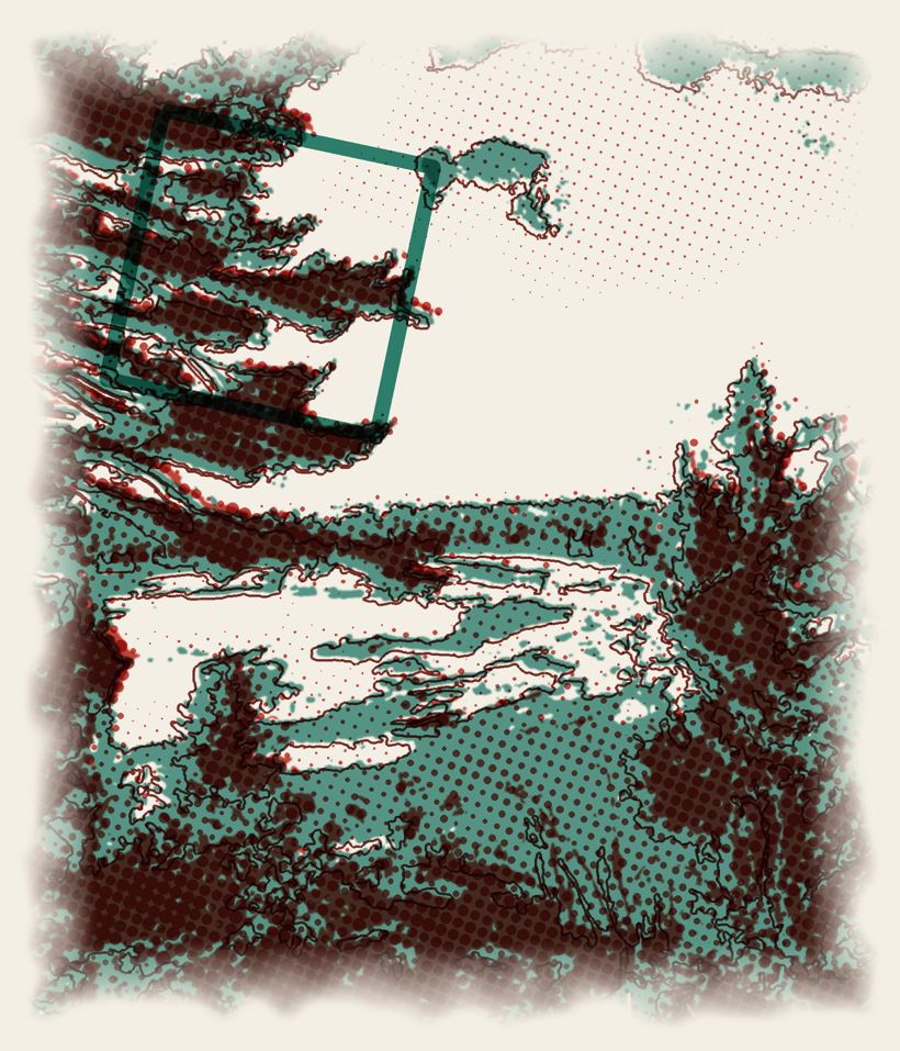 The Philosopher by the River, an original photograph by John G. Geier III